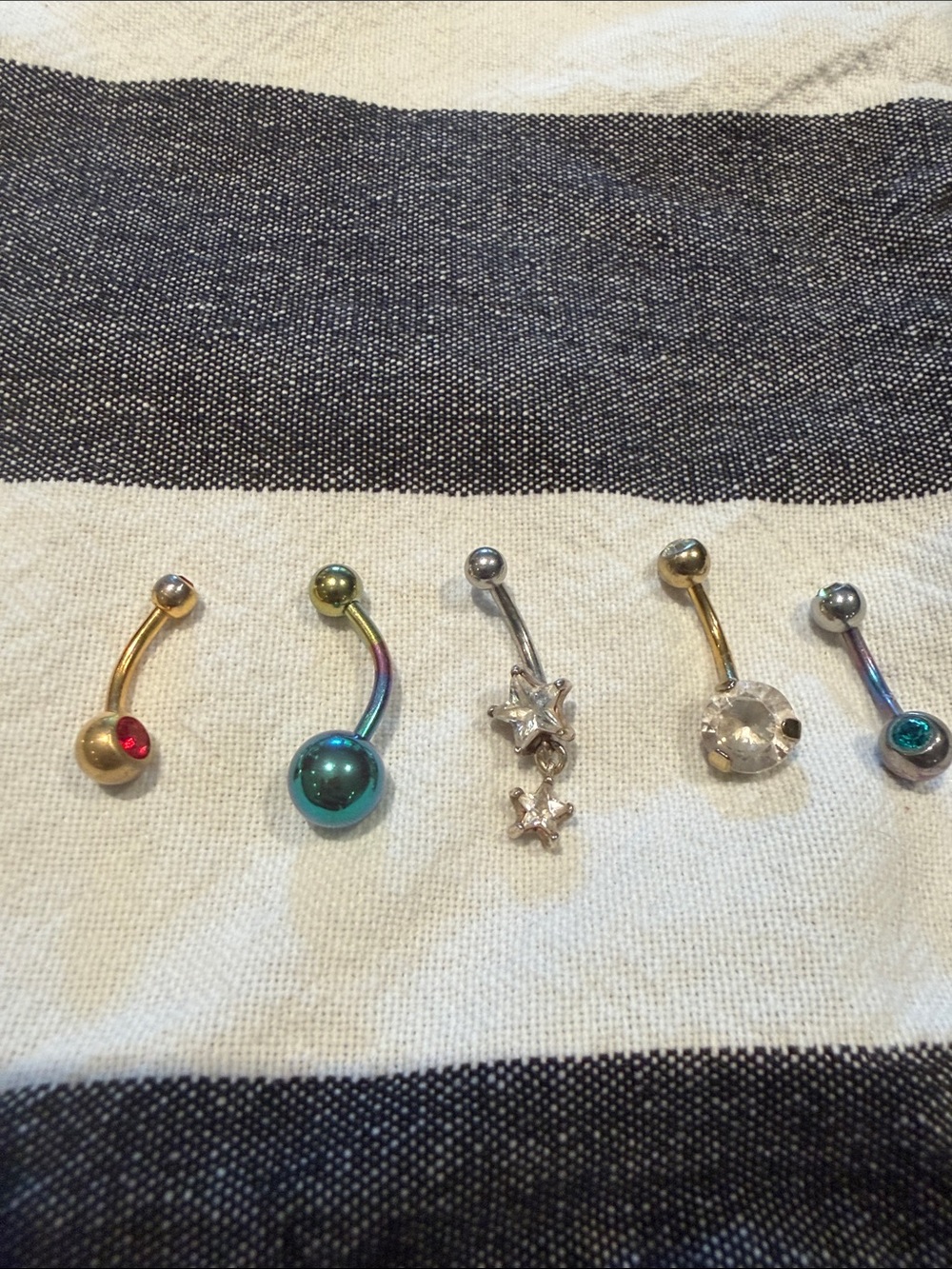 Assorted Titanium Women's Belly Button Rings